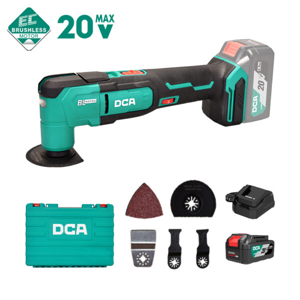 20V Cordless Brushless Oscillating Multi-Tool Kit With 4.0Ah*1 & Charger
